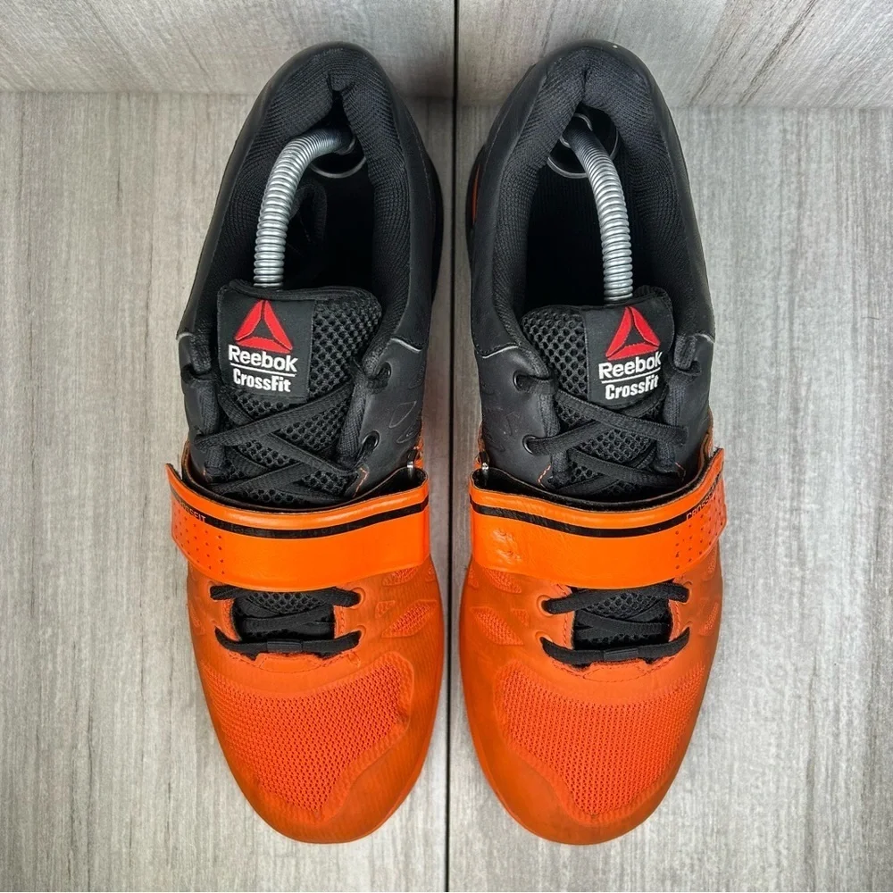 Reebok CrossFit Lifter 2.0 Weight Training Sneaker Orange Athletic Mens Size 10
